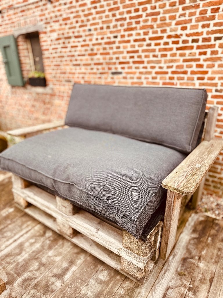 Lounge set, Banque, Enlèvement, Utilisé, Bois