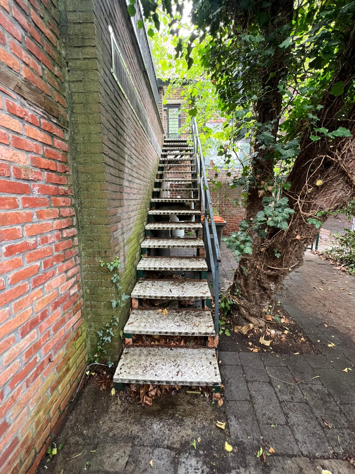 Stalen trap, Ophalen, Gebruikt, IJzer