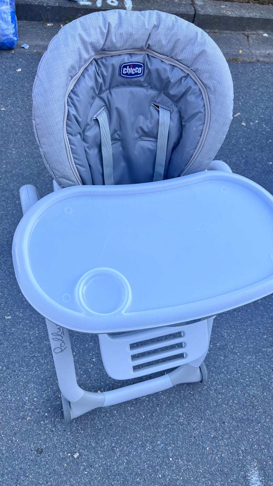 Stoel Chicco, Kinderen en Baby's, Ophalen, Gebruikt, Meegroeistoel, Afneembaar eetblad