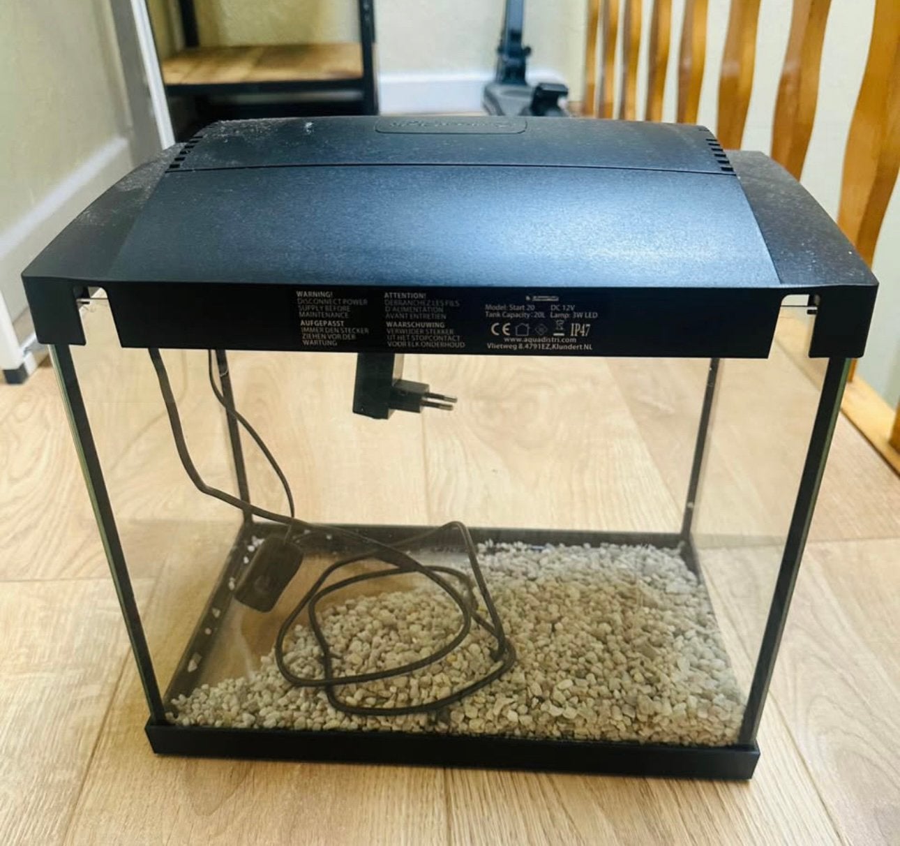 Aquarium 20lieter, Animaux & Accessoires, Poissons | Aquariums & Accessoires, Enlèvement, Utilisé, Meuble d'aquarium