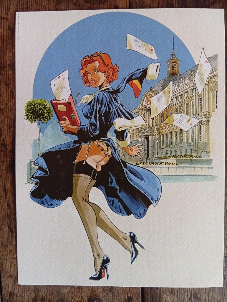 Ex-libris Felix Meynet (2015)., Verzamelen, Ophalen of Verzenden, Overige figuren, Nieuw, Plaatje, Poster of Sticker
