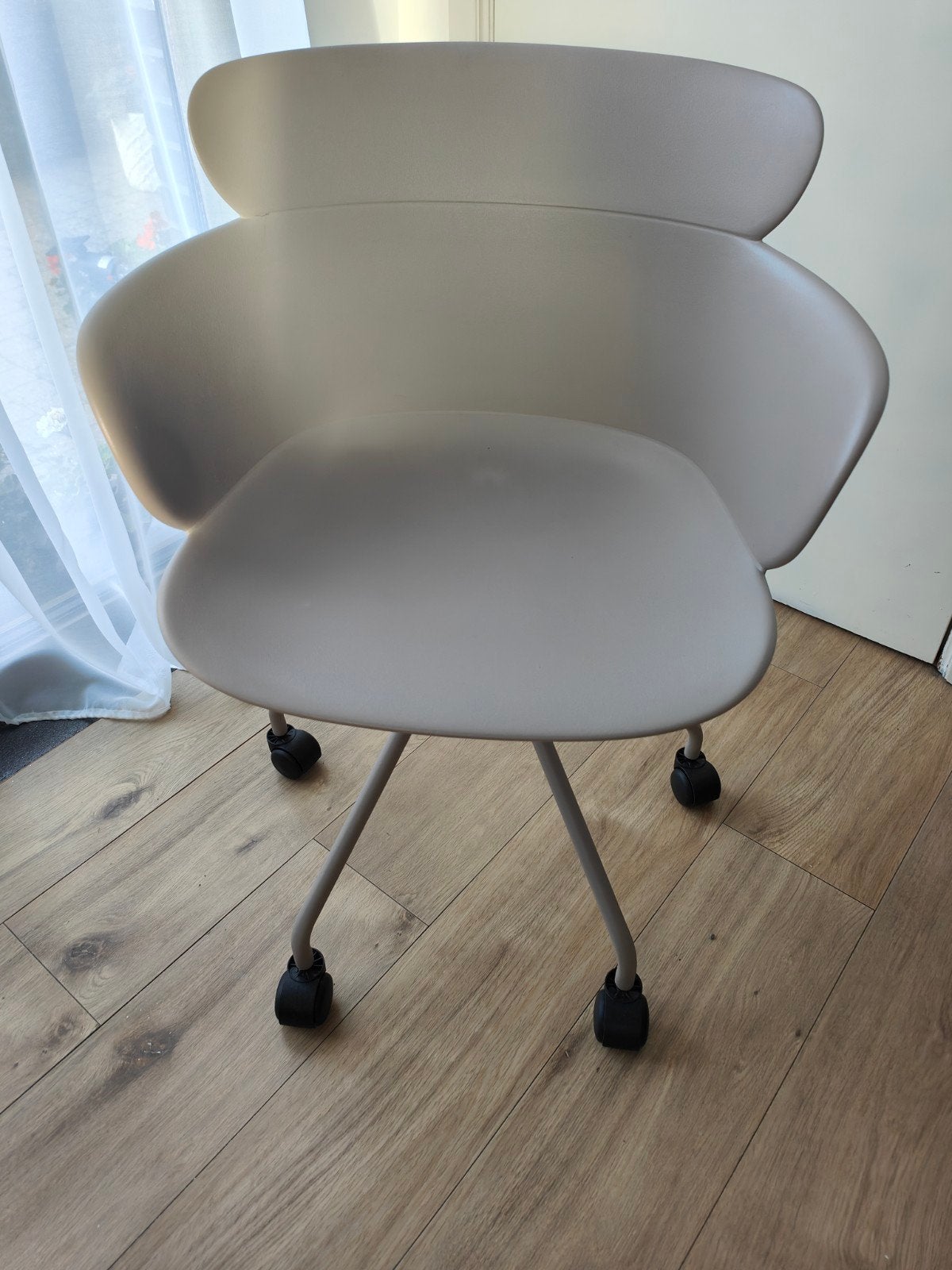 Grijze J-Line design bureaustoel (Model Eva/Edithe) –, Ophalen, Bureaustoel