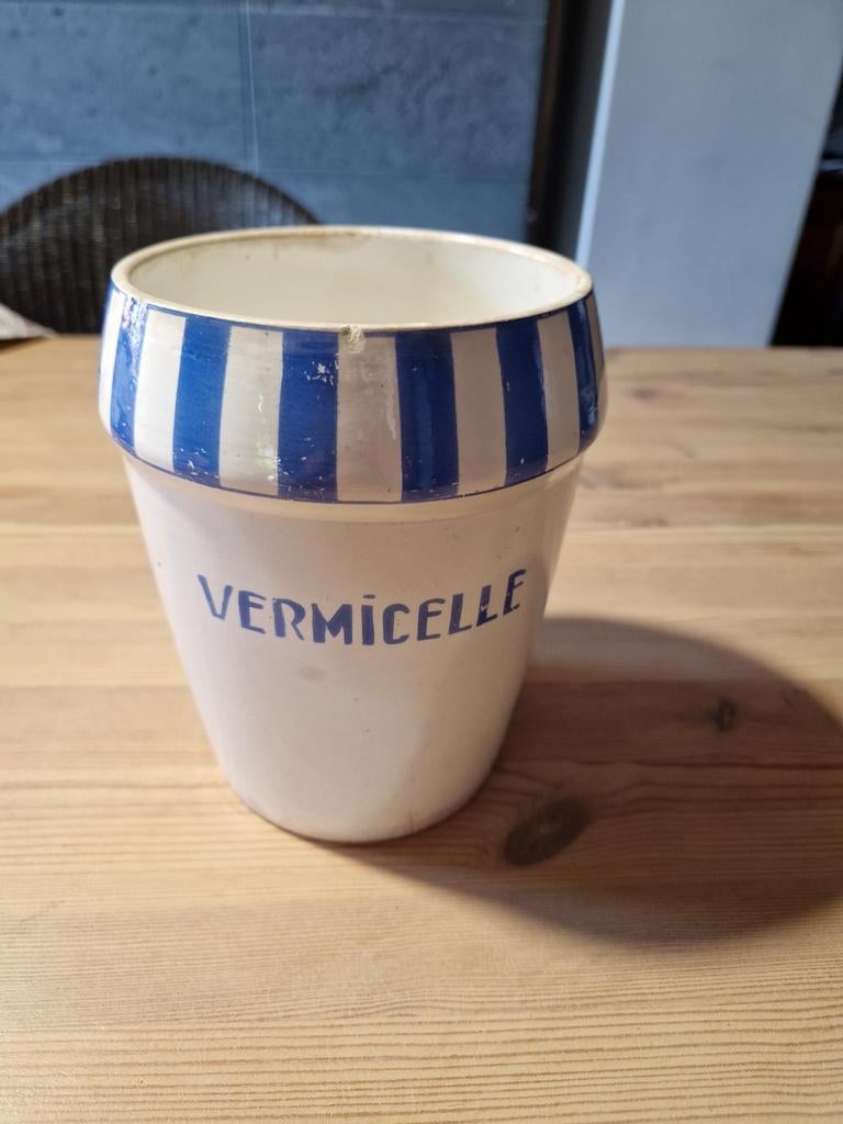 Pot à épices vermicelle Manufacture Nimy, Antiquités & Art, Enlèvement ou Envoi