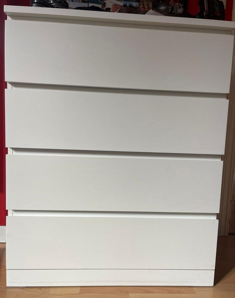 Commode Ikea Malm 4 tiroirs, Maison & Meubles, Armoires | Commodes, Enlèvement, Utilisé, Ikea sobre