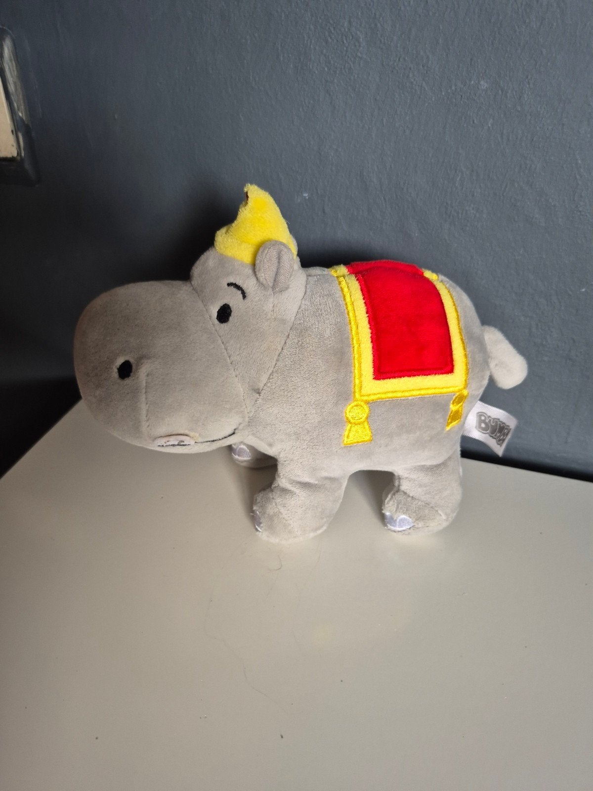 bumba knuffel nijlpaard goede staat 17cm, Ophalen of Verzenden