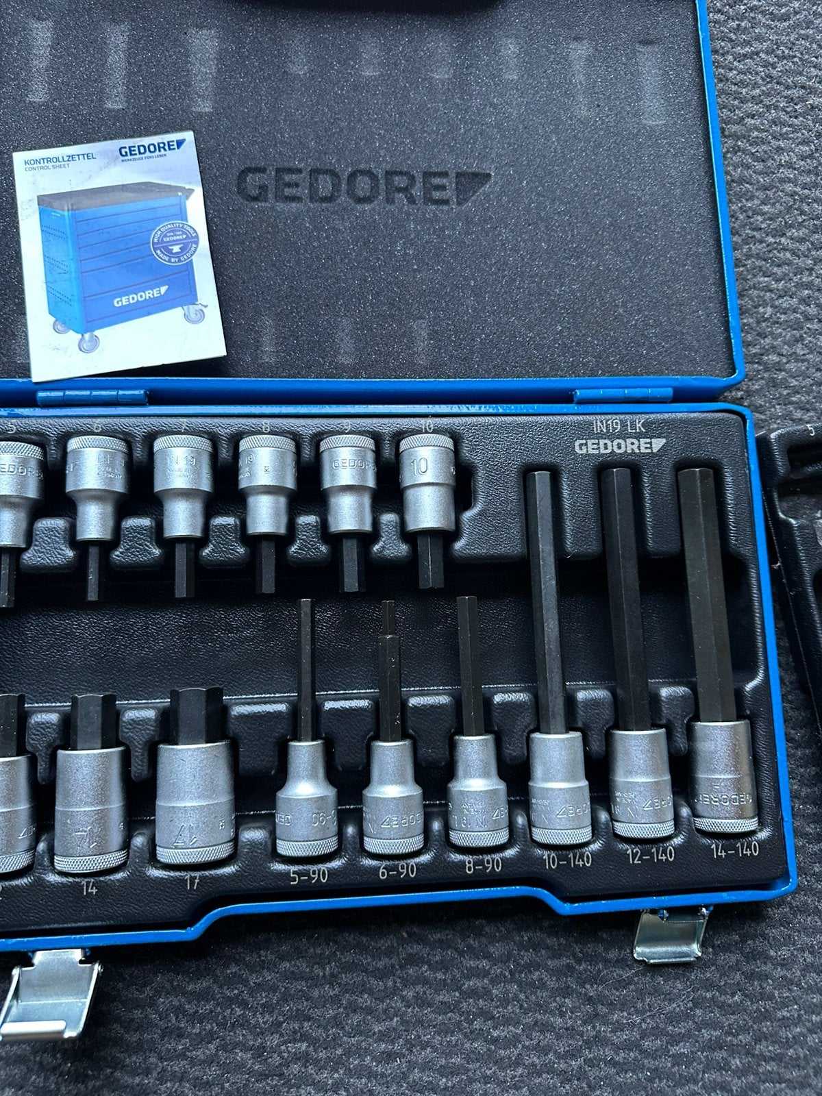 Jeu de clés Allen Gedore IN 19 LKM, Enlèvement ou Envoi, Neuf, Jeu de clés Allen, Gedore
