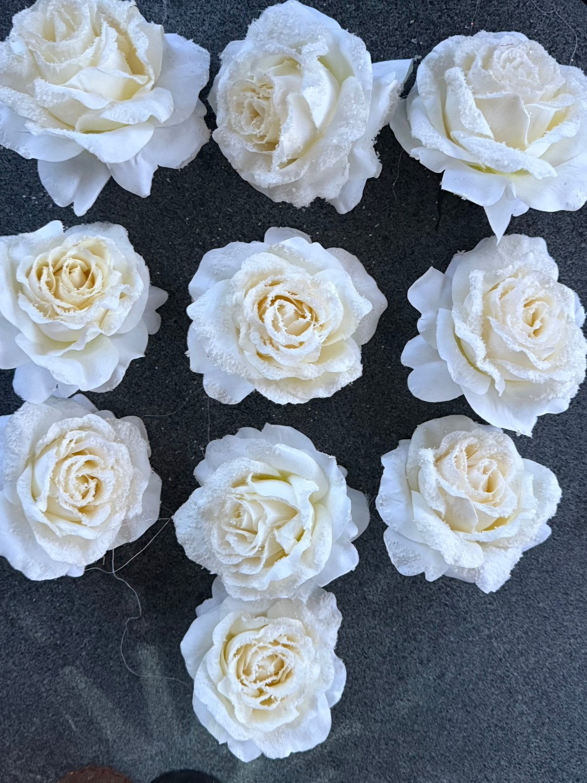 10 st prachtige glitter rozen, Ophalen of Verzenden, Zo goed als nieuw