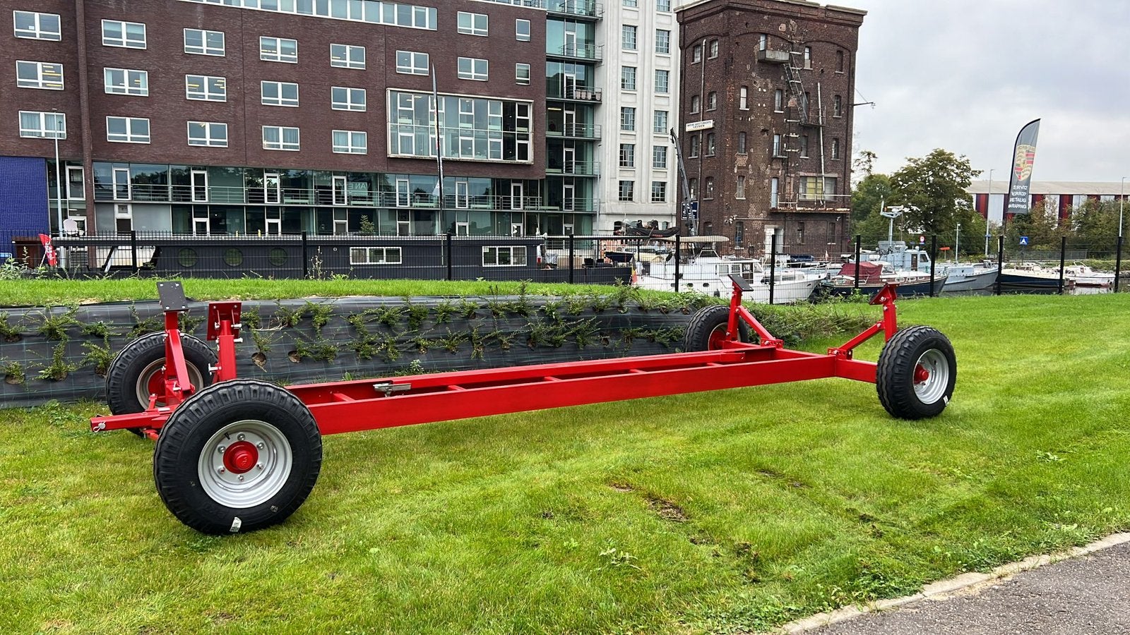Bootkar 8 ton / stallingstrailer, Watersport en Boten, Ophalen, Zo goed als nieuw, Stallingstrailer