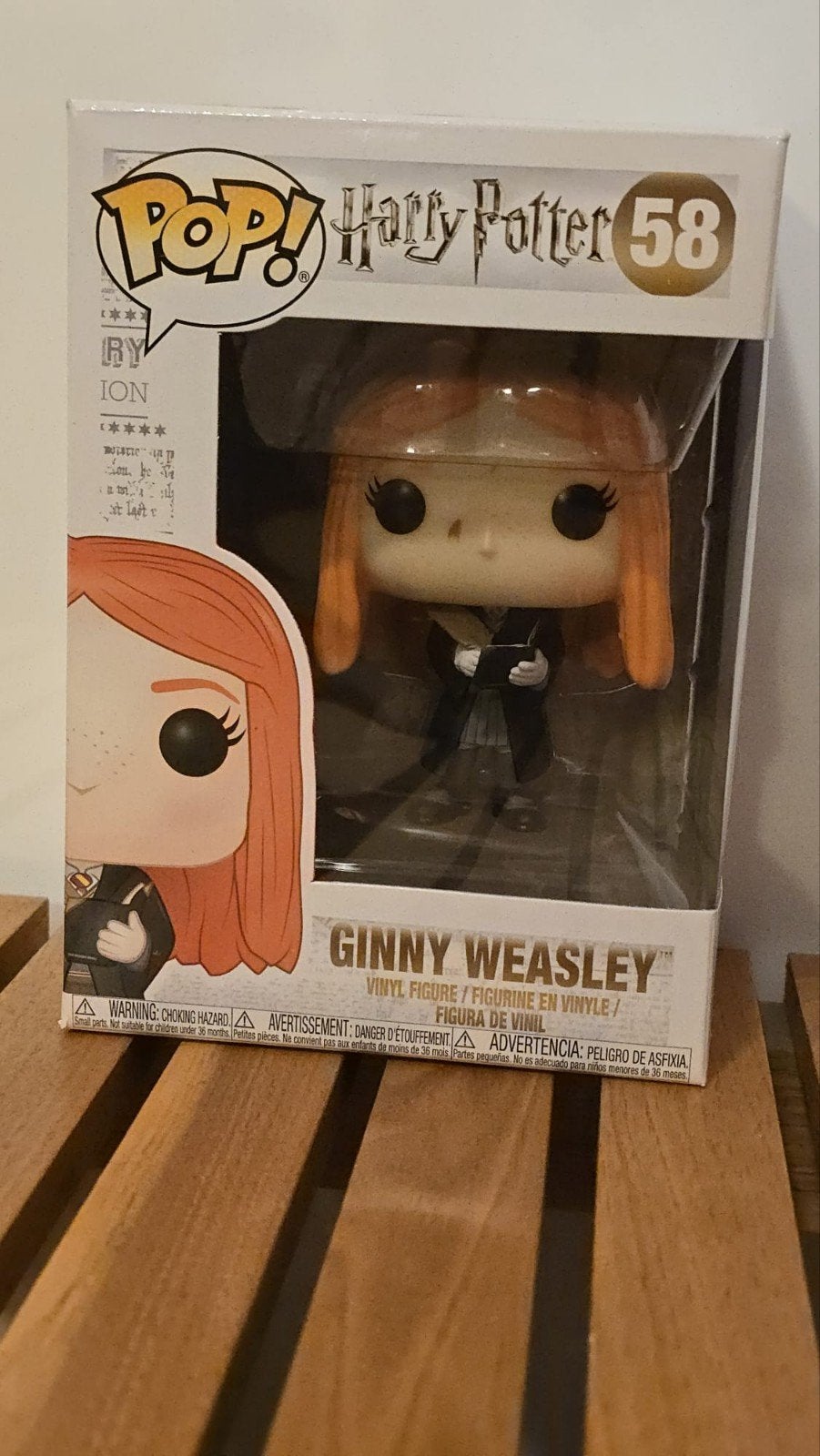 Funko Pop Ginny Weasley #58 - Avec Journal de Tom Jedusor, Collections, Harry Potter, Enlèvement ou Envoi, Utilisé, Figurine