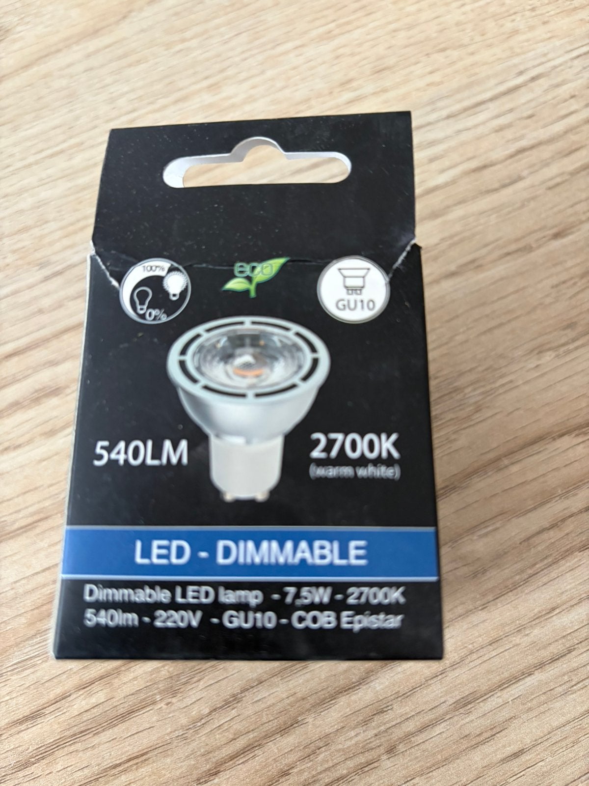 Spot led(nieuw), Huis en Inrichting, Lampen | Losse lampen, Ophalen of Verzenden, Zo goed als nieuw, GU10, Warm wit