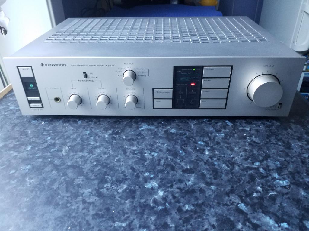Kenwood KA -7 X , 2 x 100 W RMS /8 ohm , 2 x 150 W DIN/4 ohm, TV, Hi-fi & Vidéo, Amplificateurs & Ampli-syntoniseurs, Enlèvement