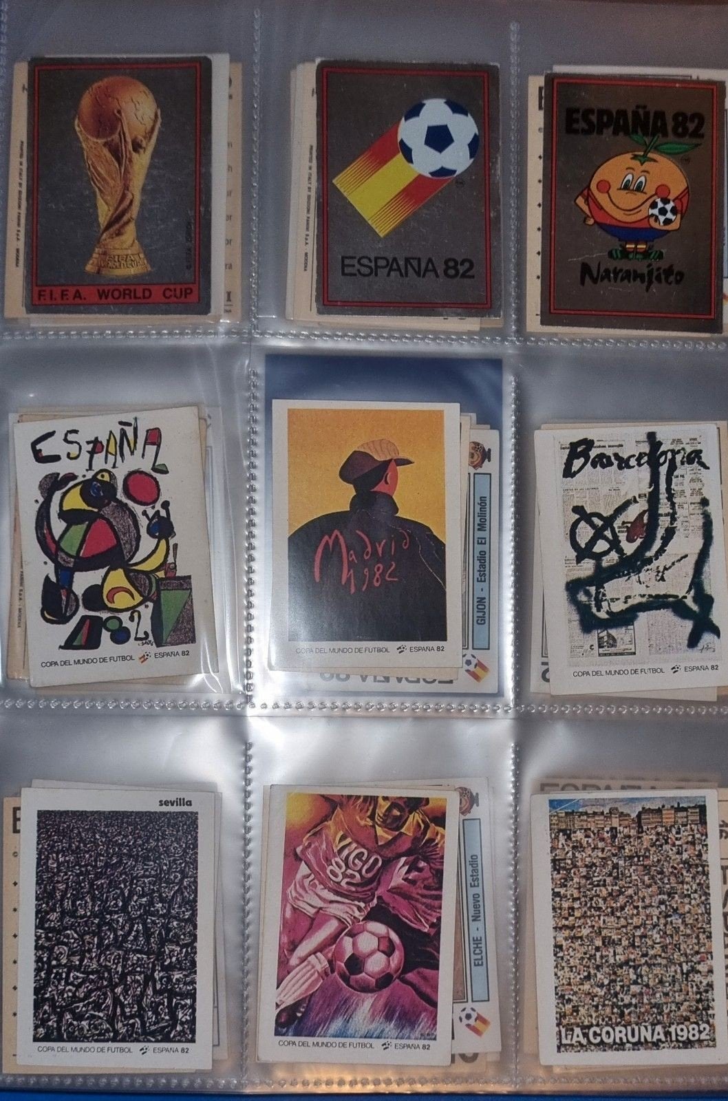 PANINI - SPAIN 82 - VOLLEDIGE SET MINT, Verzamelen