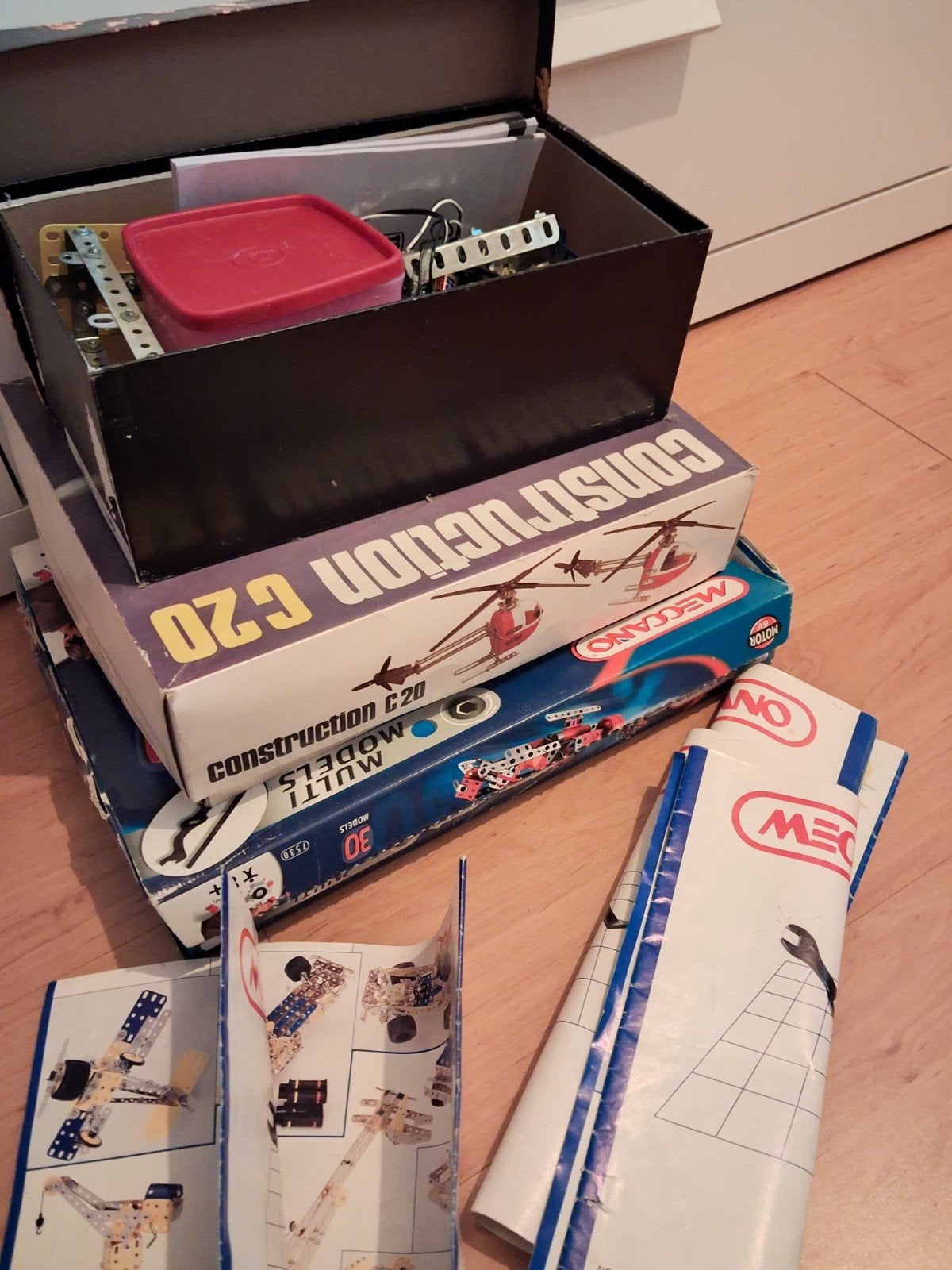 Meccano, Ophalen, Gebruikt, Bouwen