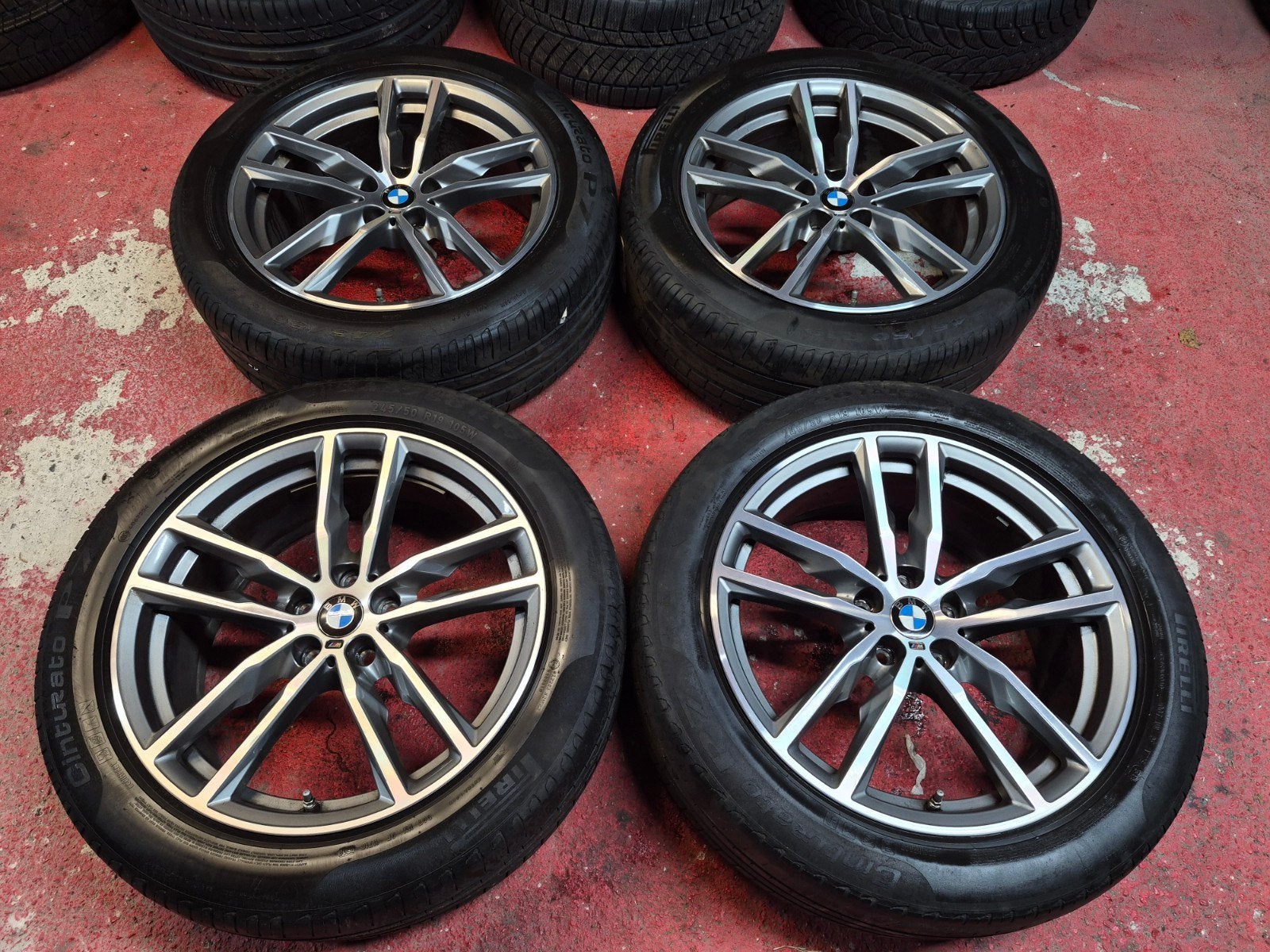 Jantes BMW origine 19" kit été Pack M 698M X3 G01 et X4 G02, Autos : Pièces & Accessoires, Pneus et Jantes, 245 mm, Véhicule de tourisme