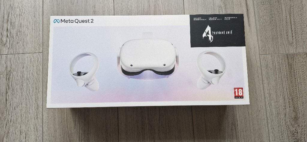 Meta Quest 2 128GB - 1x GEBRUIKT (incl Resident Evil 4), Games en Spelcomputers, Virtual Reality, Ophalen of Verzenden, Zo goed als nieuw