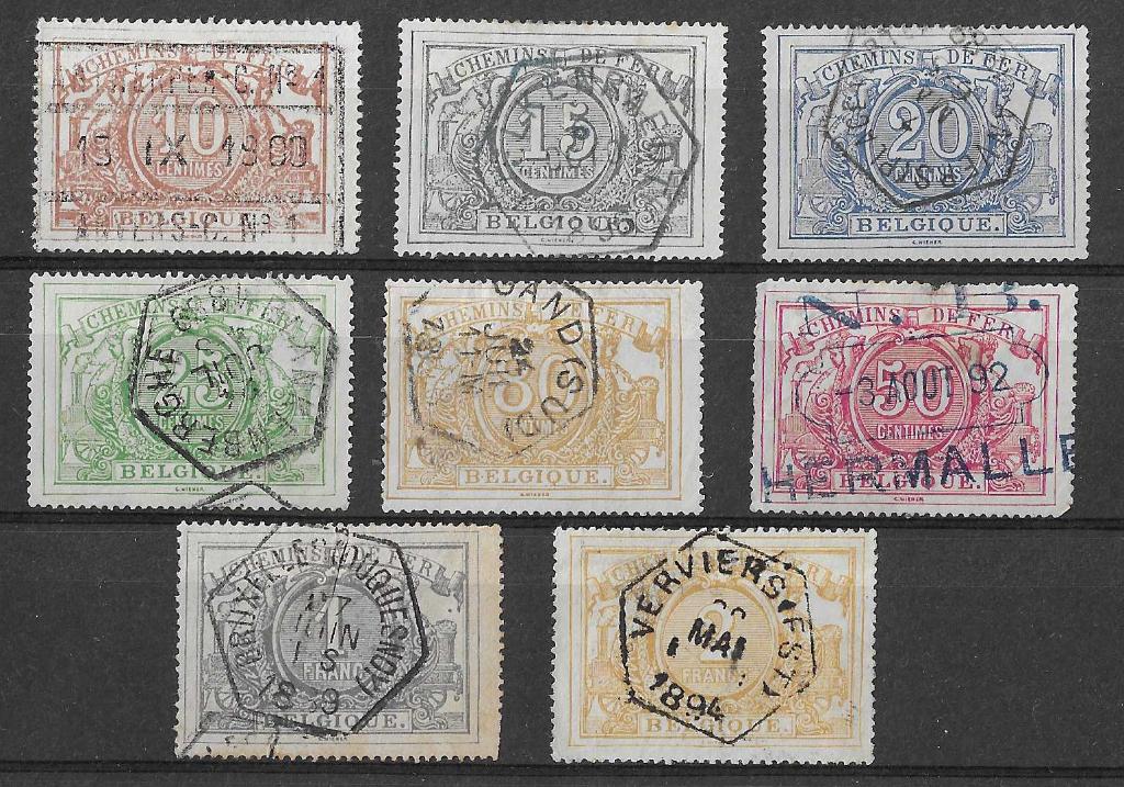 Belgische postzegels - TR 7/14, Verzenden
