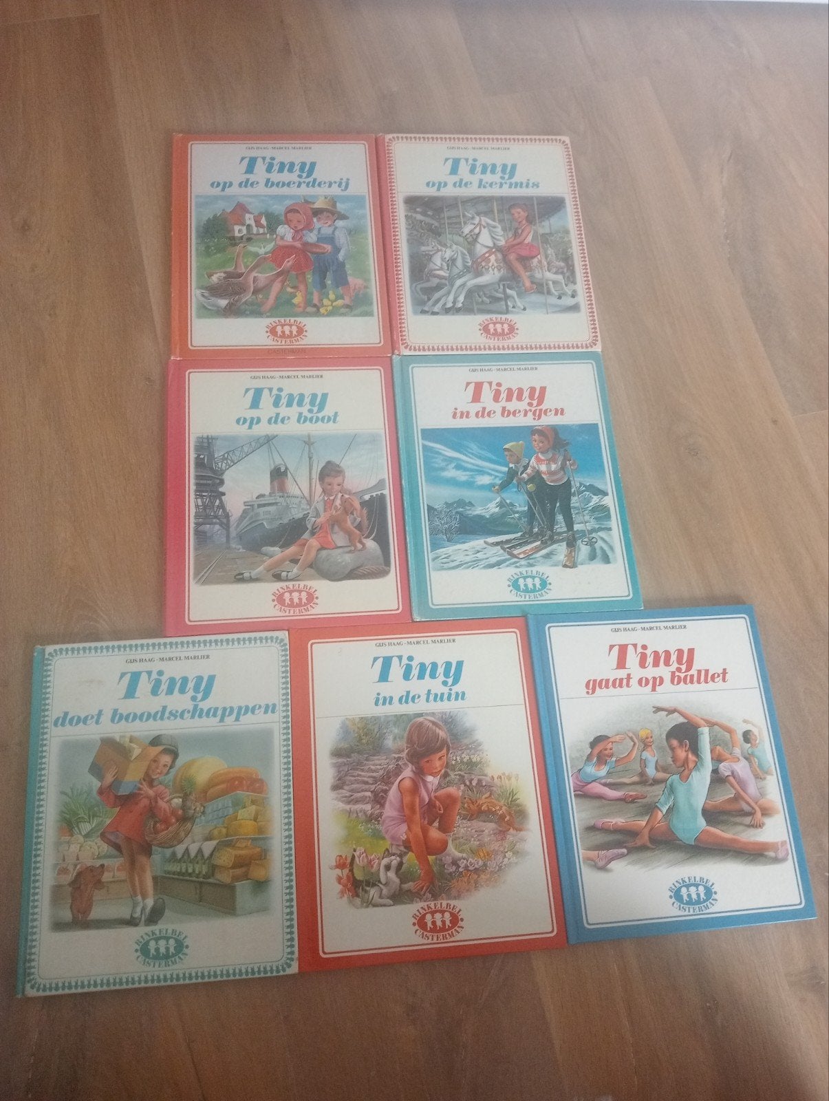 7 vieux livres originaux pour enfants Tiny 1954/1972, Garçon ou Fille, Enlèvement ou Envoi, Utilisé, Casterman