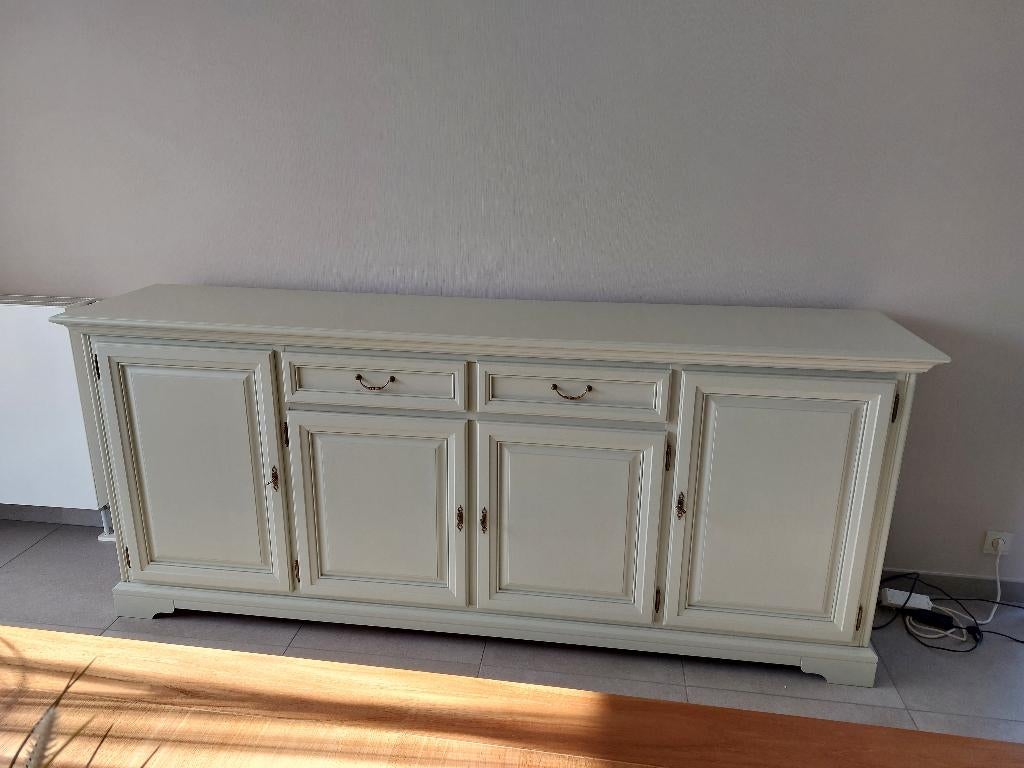 dressoir en barkast, Huis en Inrichting, Kasten | Dressoirs, Ophalen, Met deur(en), 200 cm of meer, Kersenhout
