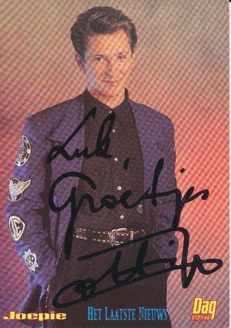 (m85) Helmut Lotti, gesigneerde promotiefoto, Verzamelen, Verzenden
