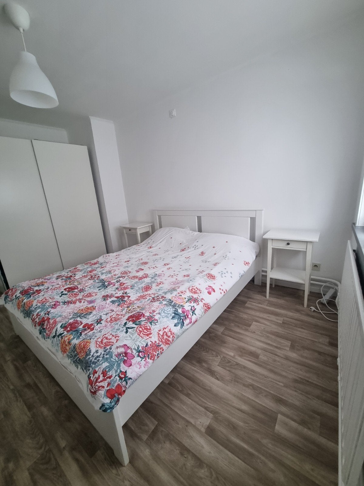 tweepersoonsbed met matras 160200, Ophalen, 200 cm, 160 cm