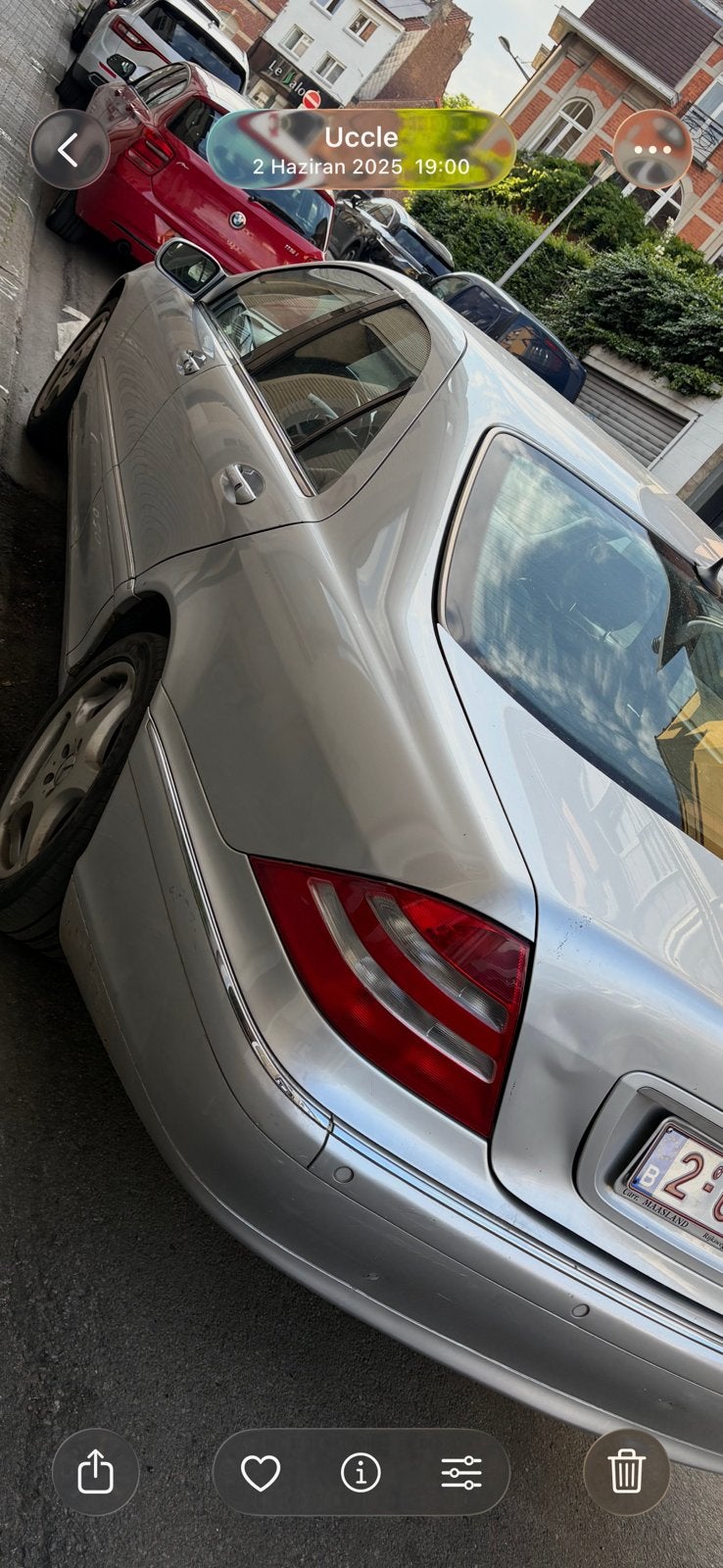 2003 S320 essence Euro4, Enlèvement