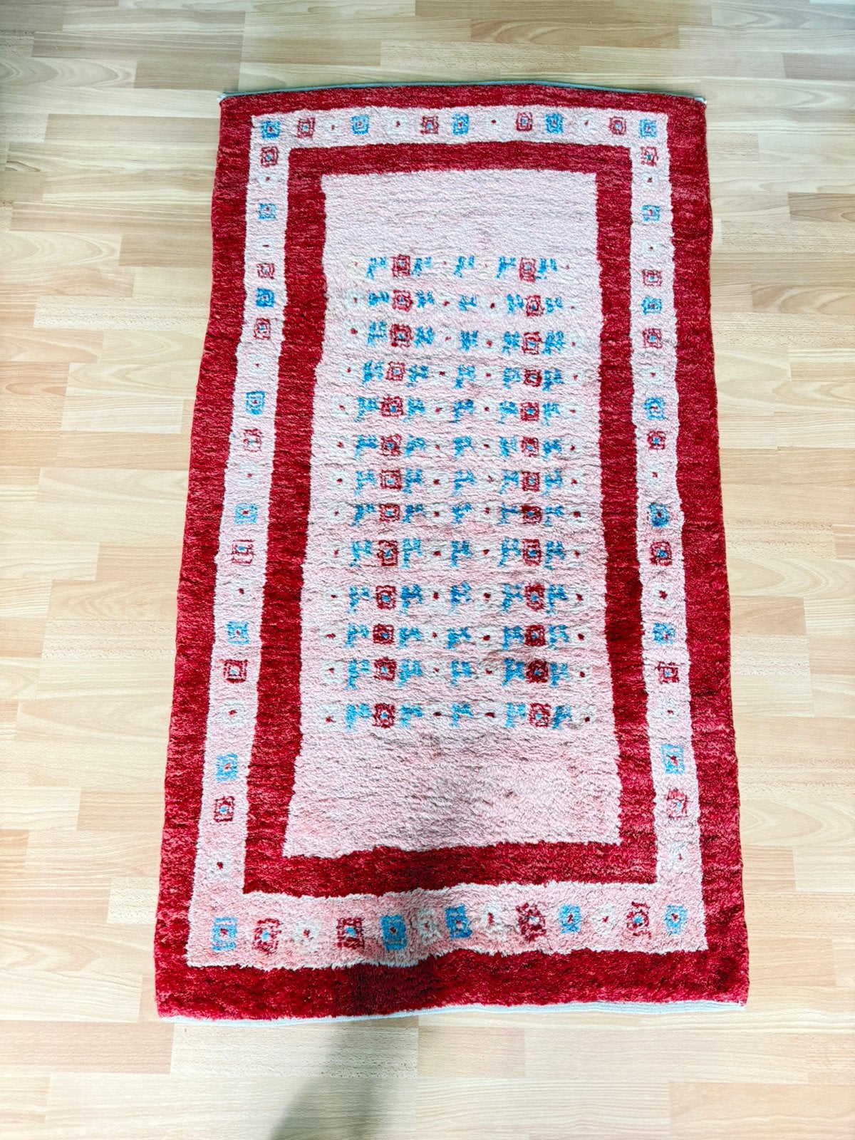 Handgeknoopt Iraans Gabbeh Tapijt, Antiquités & Art, Tapis & Textile, Enlèvement ou Envoi