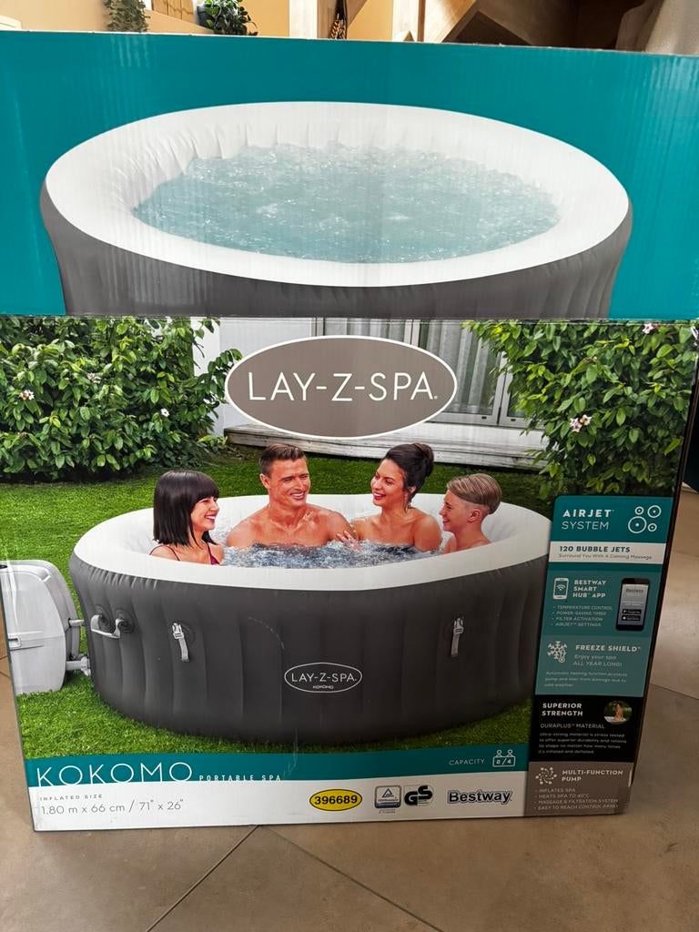 Bestway Jacuzzi, Tuin en Terras, Ophalen, Gebruikt, Filter, Opblaasbaar