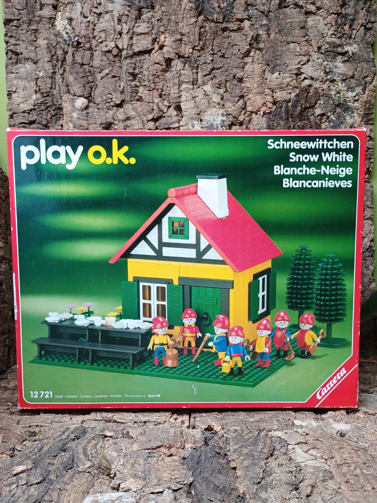 Huisje van de 7 dwergen, bouwpakket Play O.K., Kinderen en Baby's, Ophalen of Verzenden, Zo goed als nieuw, Overige merken