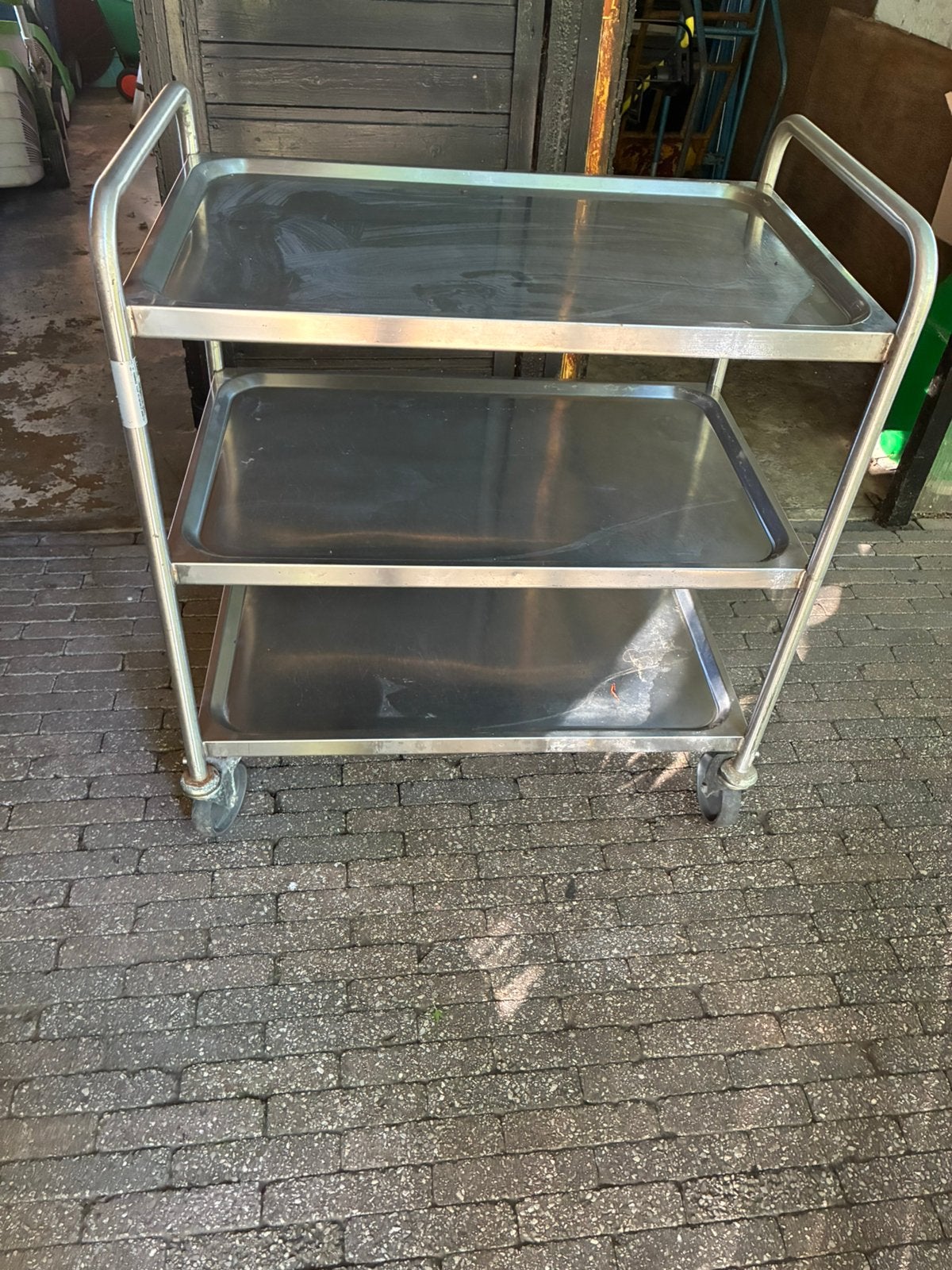 Serveerwagen inox merk BLANCO, Keukentrolley, Ophalen, Zo goed als nieuw