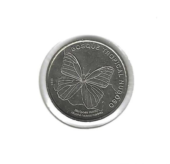 Costa Rica, 50 Colones 2023, Menelaus blue morpho., Enlèvement ou Envoi, Amérique centrale, Monnaie en vrac
