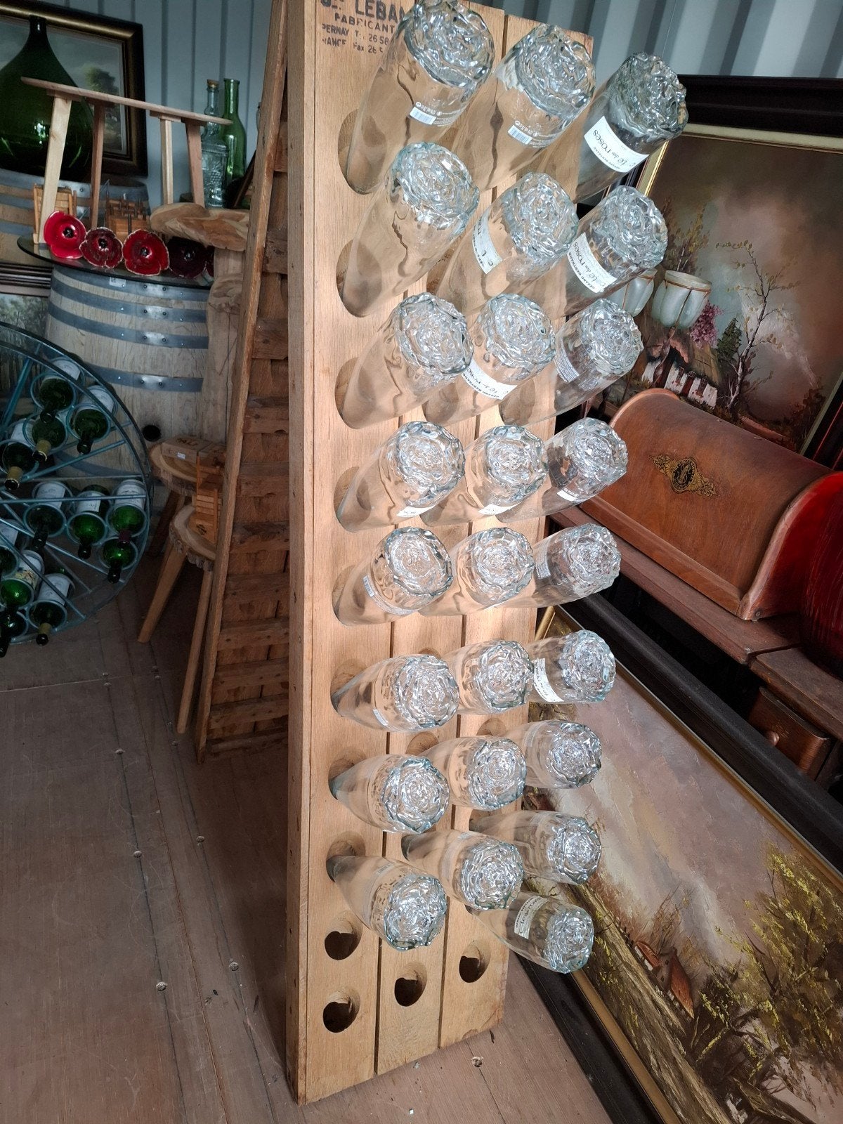 Pipette à champagne en parfait état ! Bois de chêne v 60 bou, Enlèvement, Comme neuf