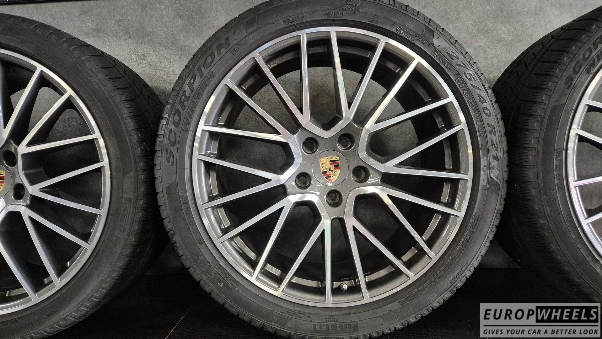21 inch Porsche velgen Cayenne 9Y06 9Y0 Spyder winterbanden, Auto-onderdelen, Banden en Velgen, Gebruikt, -, 275 mm, -