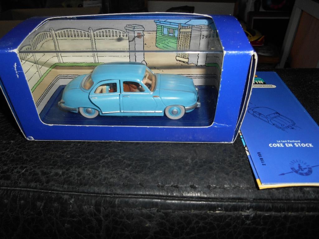 Voiture Tintin 55 avec certificat, Ophalen of Verzenden, Kuifje