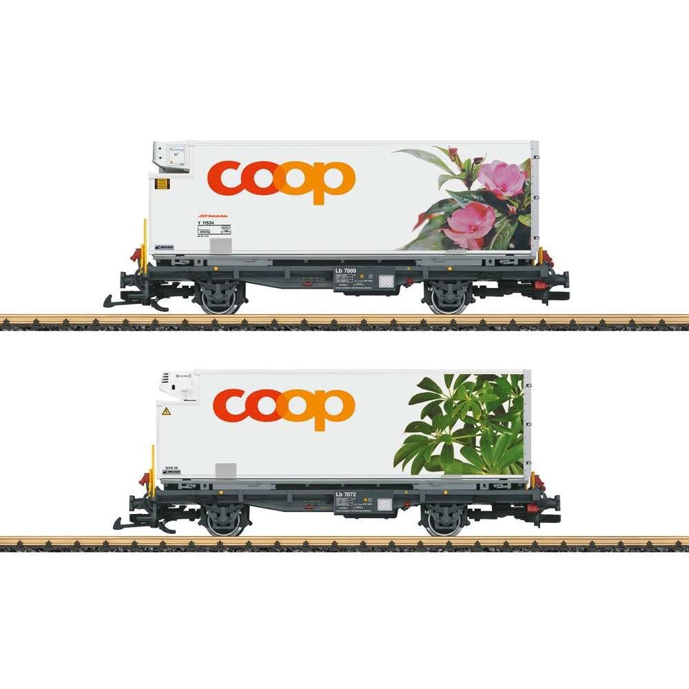 Straks uitverkocht.  Set RhB Coop wagons, Neuf, Stuttgarter Straße 55-57 D-73033 Göppingen Baden-Württemberg, Wagon, LGB