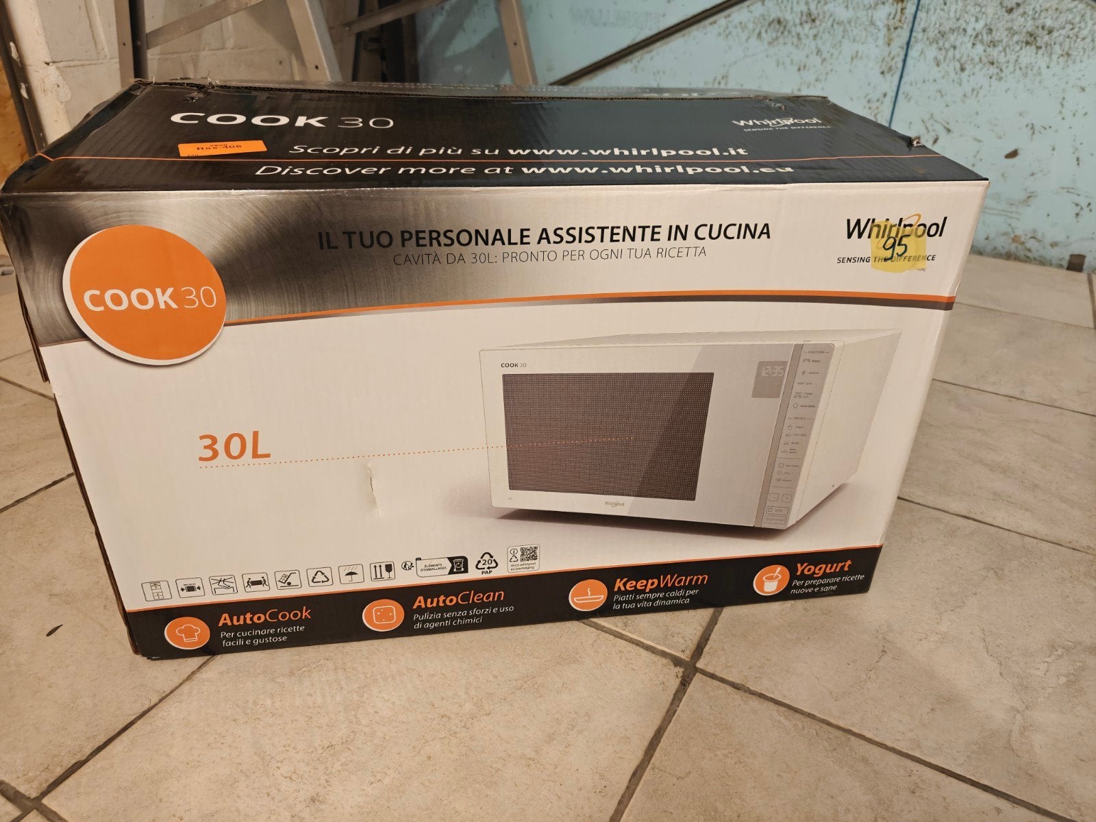 Whirlpool Cook30, Elektronische apparatuur, Microgolfovens, Ophalen, Grill, Microgolfoven
