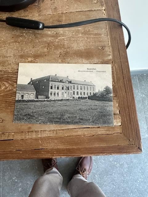 postkaart Santvliet meisjeskostschool pensionnat, Ophalen of Verzenden, Ongelopen, Antwerpen