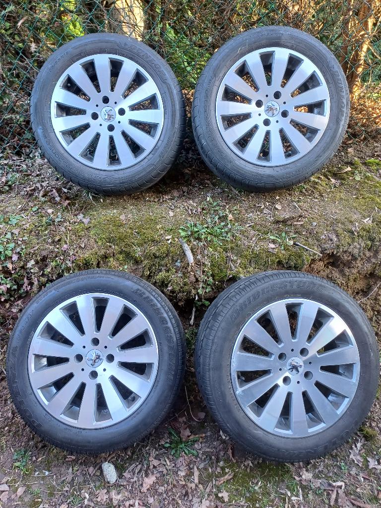 4 roues Peugeot 205-55R16, Enlèvement, Pneus été, Pneus et Jantes
