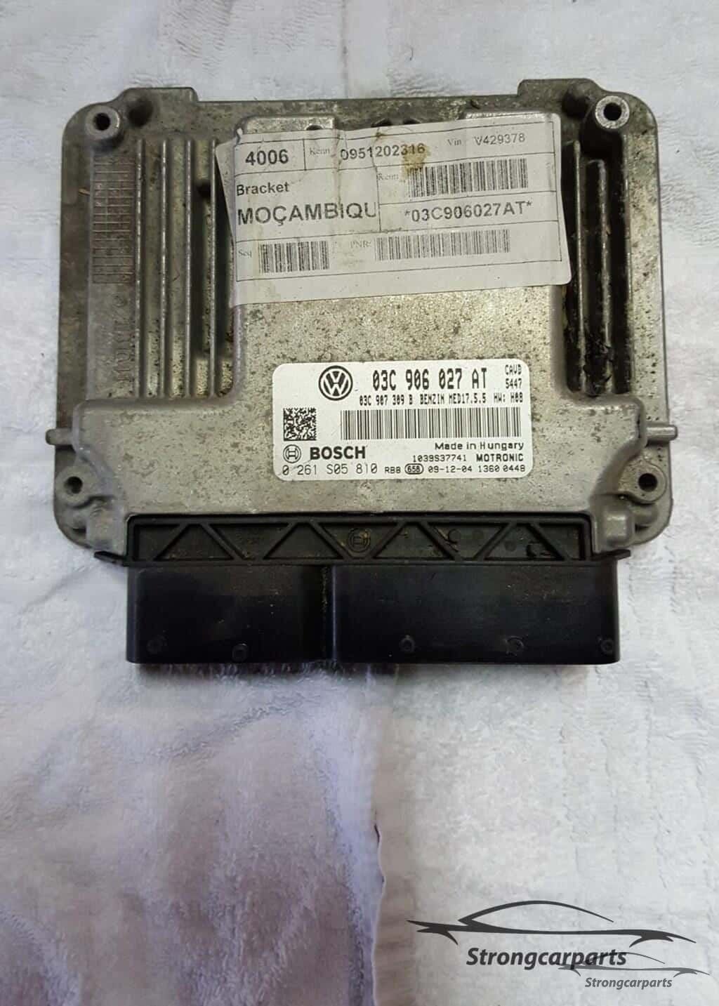 VW Scirocco ECU Motormanagement CAVD 160pk 03C906027AT, Gebruikt, -, Volkswagen, -