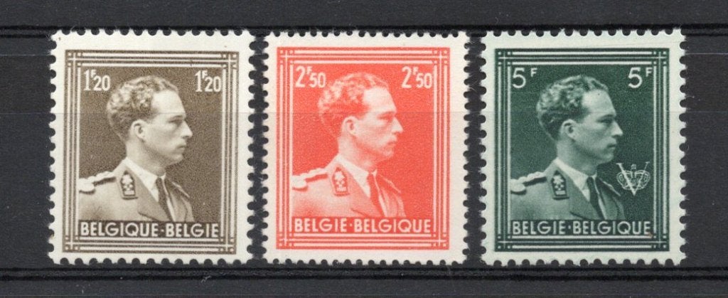België  1005/7  MNH XX tanding 11 1/2   1956/7  gratis port, Verzenden, Postfris, Postfris