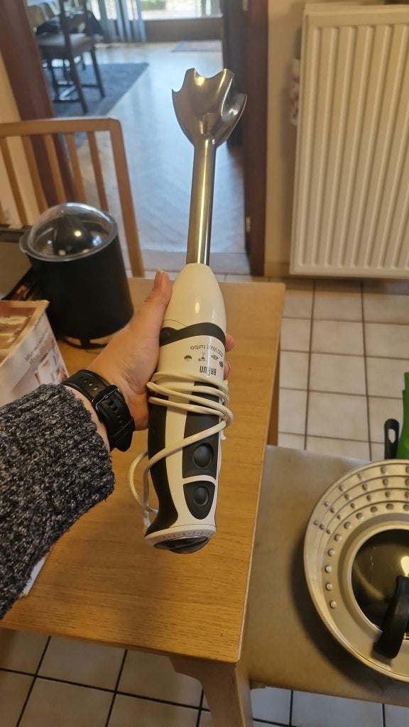 staafmixer braun, Ophalen of Verzenden, Gebruikt, 2 snelheden
