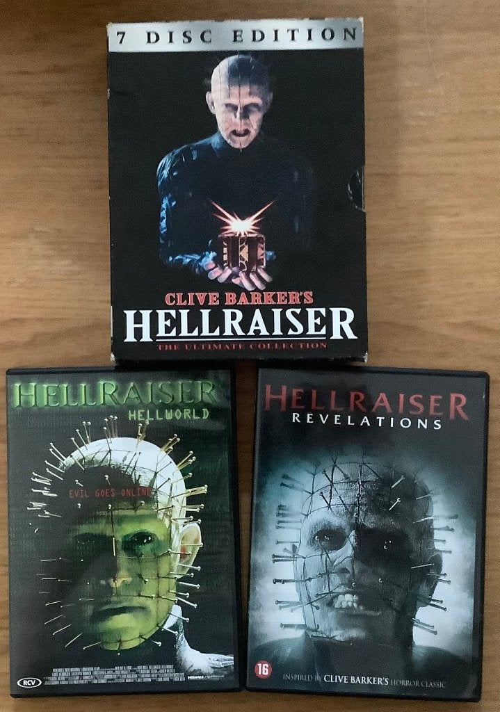 Hellraiser 1 - 9 Collection Dvd 9disc, Cd's en Dvd's, Dvd's | Horror, Gebruikt, Vanaf 16 jaar, Ophalen of Verzenden