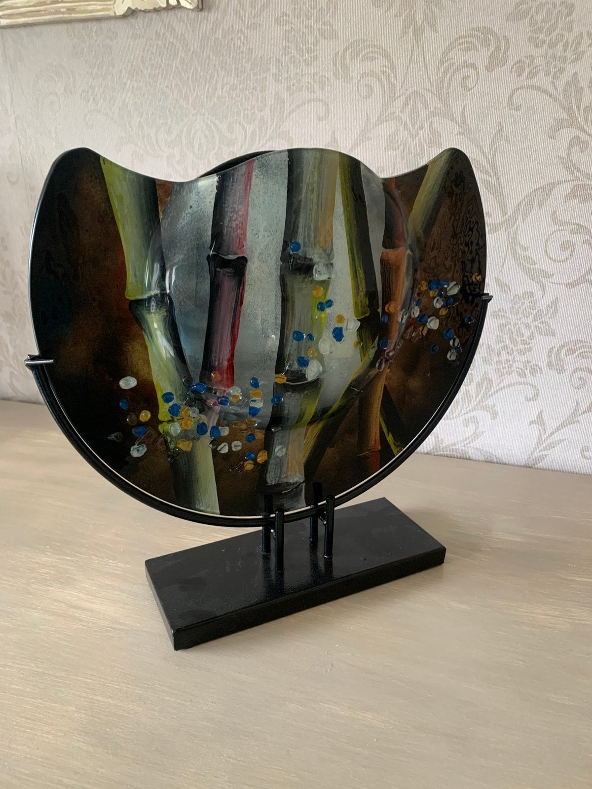 Decoratieve vaas, Huis en Inrichting, Woonaccessoires | Vazen, Ophalen, Glas