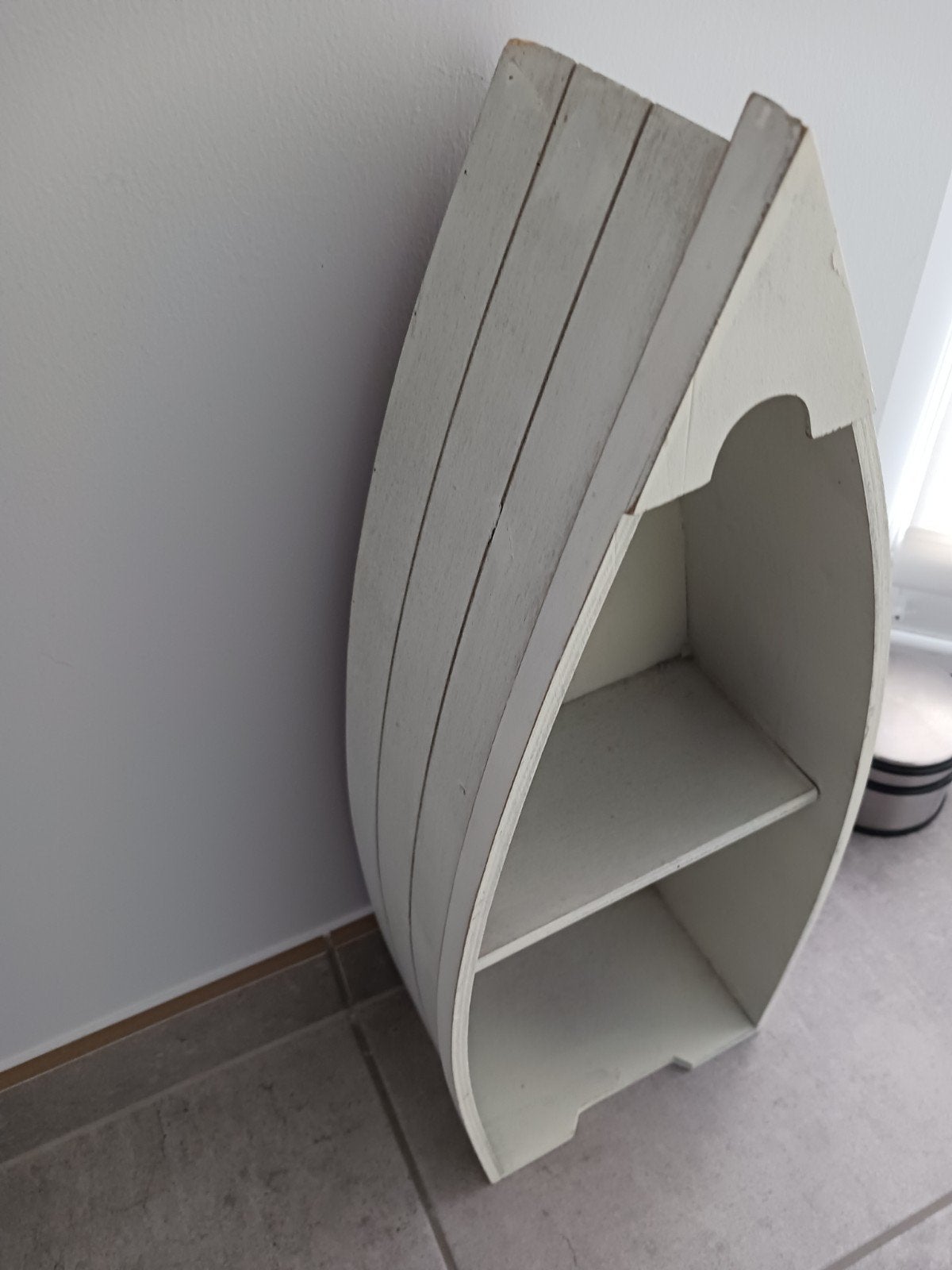 Klein houten bootje te koop., Ophalen, Gebruikt, Hout, Decoratieobject