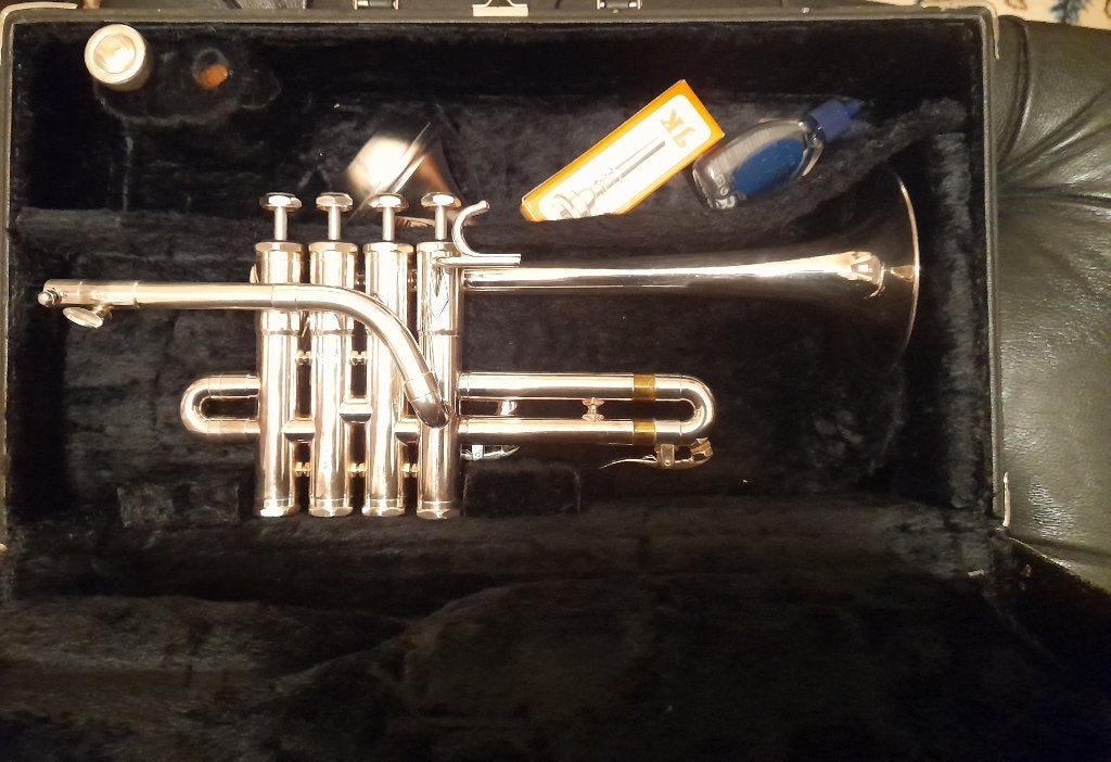 Trompette Schilke piccolo p5 4 Bb/A, Muziek en Instrumenten, Ophalen, Zo goed als nieuw, Piccolotrompet