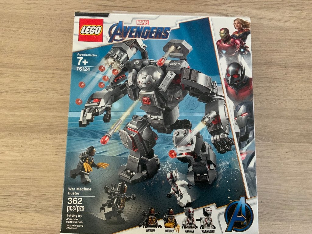 Lego Marvel 76124 WarMachineBuster (1blokje ontbreekt), Ophalen, Gebruikt, Marvel, Lego