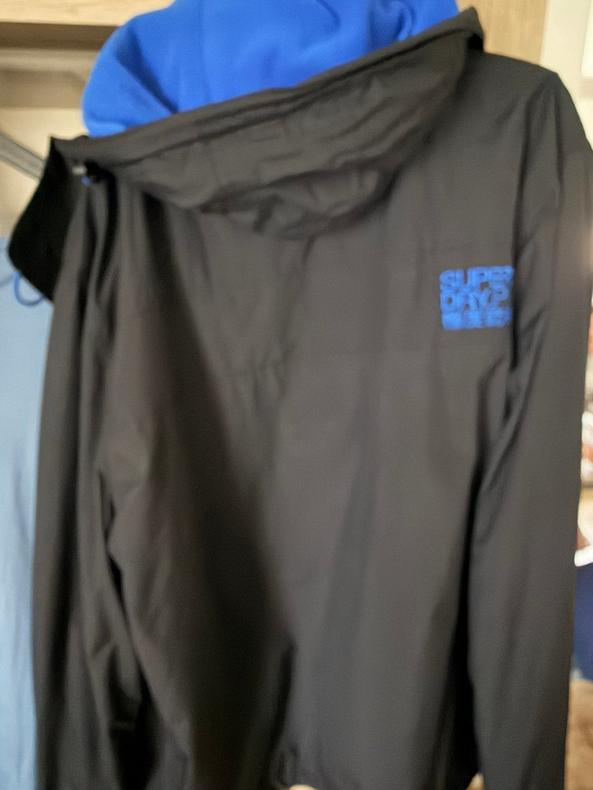 Winterjas superdry XL, Kleding | Heren, Jassen | Zomer, Ophalen of Verzenden, Gedragen, Maat 56/58 (XL), Zwart