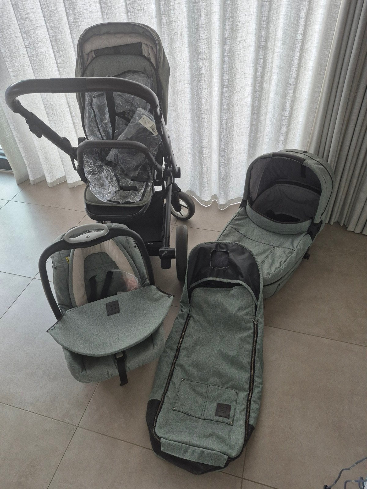 3 in 1 buggy, Ophalen