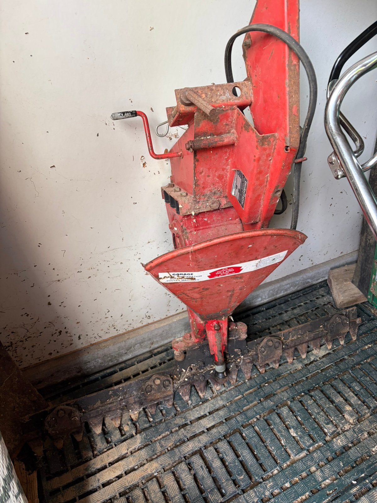 Faucheuse a barre de coupe pour motoculteur, Ophalen, Gebruikt