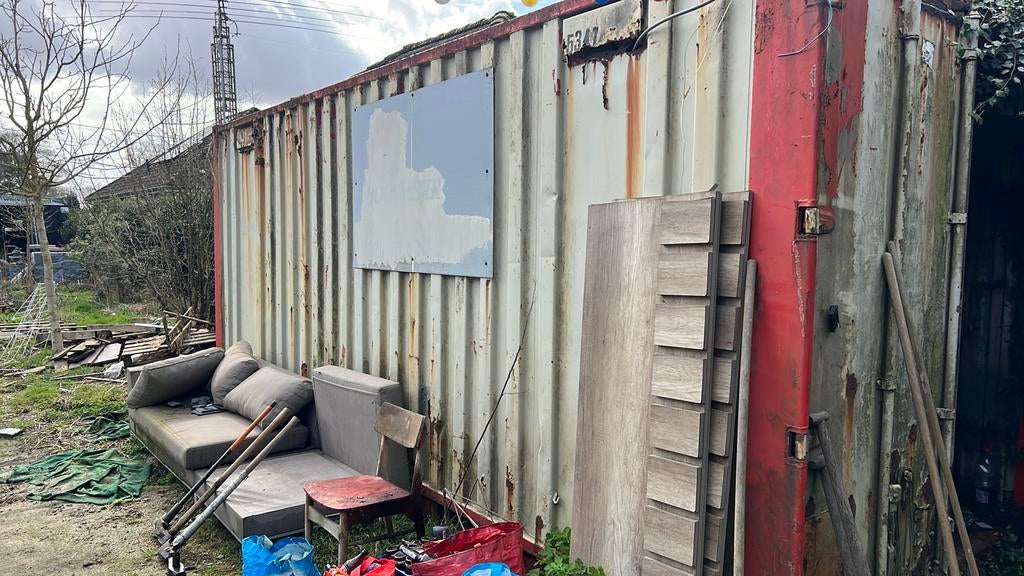 container 20 ft, Ophalen