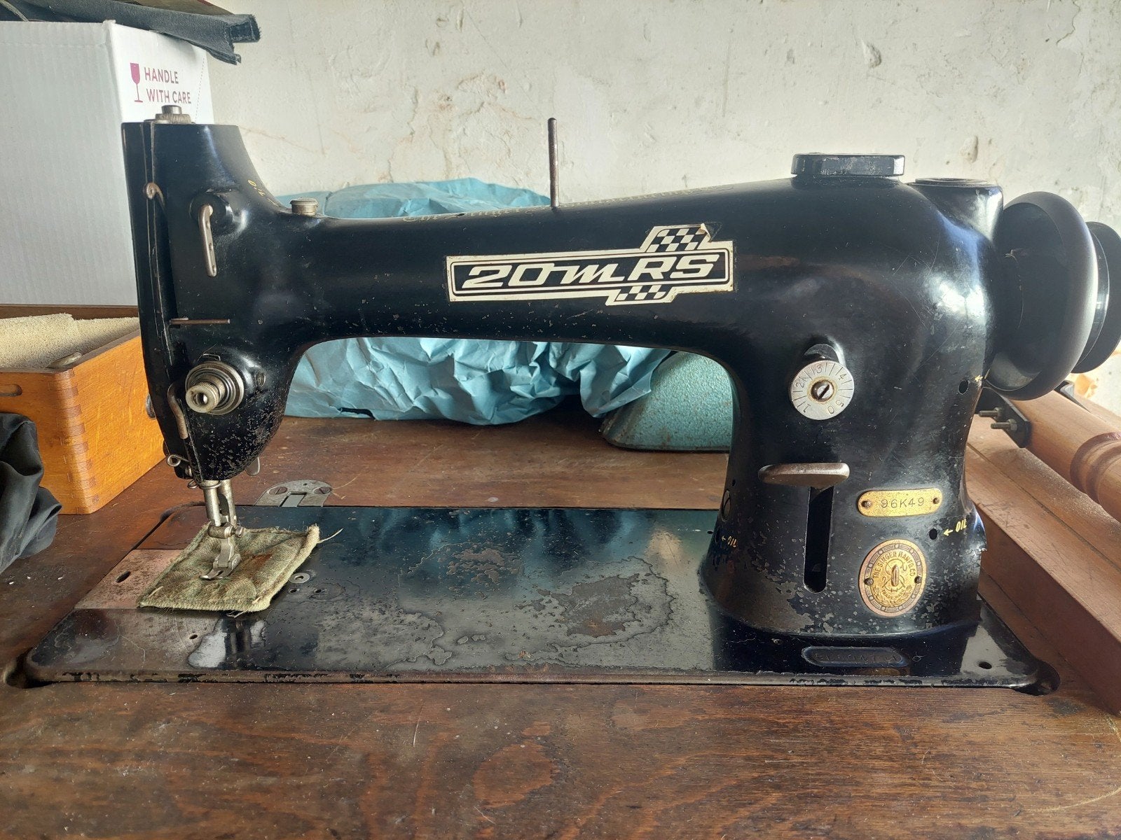 machine vintage à coudre Singer 20m, Antiquités & Art, Antiquités | Machines à coudre, Enlèvement